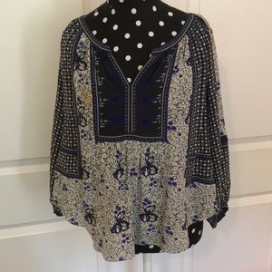 Rebecca Taylor Print Blouse